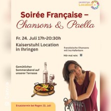 Soir&eacute;e Fran&ccedil;aise &ndash; Chansons & Paella