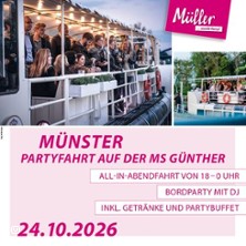 Partyfahrt mit der MS G&uuml;nther - mit All inclusive