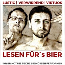 Lesen f&uuml;r&acute;s Bier - Jurisch vs Turra - Ihr bringt die Texte - sie performen!