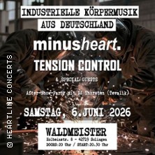 minusheart. & Tension Control - Industrielle K&ouml;rpermusik aus Deutschland