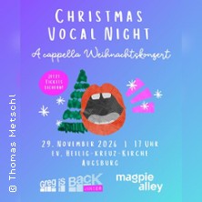 Christmas Vocal Night - Greg is Back Junior und magpie alley