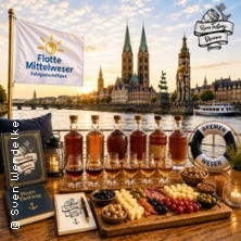Rumtasting & Rundfahrt auf der Weser - Sundowner-Fahrt, Rum & Fingerfood