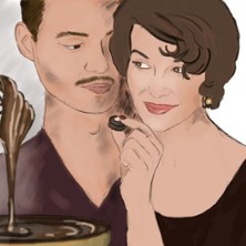 Leinwandmen&uuml; Chocolat -  Dinner & Movie