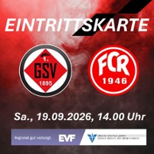 1. GSV 1895 vs. FC Rottenburg - Studenten Jugendliche ab 10 Jahren Rentner Mitgli