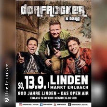 800 Jahre Linden - Das Open Air | Dorfrocker und Band
