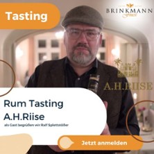 A.H.RIISE Rum Tasting - Mit Ralf Splettst&ouml;&szlig;er