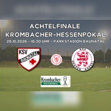 KSV Baunatal - KSV Hessen Kassel - Hessenpokal Achtelfinale