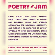 Poetry Jam - Salon de Jazz K&ouml;ln