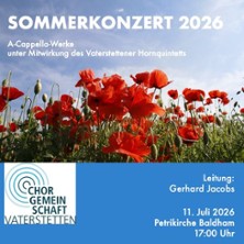 Sommerkonzert - zum 30j&auml;hrigen Vereinsjubil&auml;um