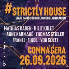 Strictly House | Clubzentrum Comma