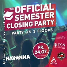 The Official Semester Closing Party - Havanna Club Berlin