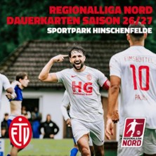 Dauerkarte Herren Regionalliga 26/27 | Sportpark Hinschenfelde