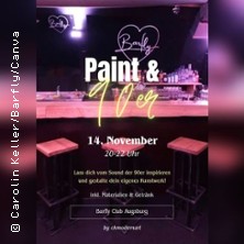 Paint & 90er - Event Augsburg Barfly - Herbst Workshop