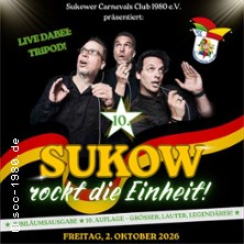 Sukow rockt die Einheit 2026! - pr&auml;sentiert vom Sukower Carneval Club 1980 e.V.