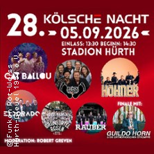 28. K&ouml;lsche Nacht 2026 - Open Air Konzert