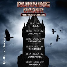 Andernach Metal Days - Tagesticket Freitag - H.E.A.T. , Onslaught, The Other u.a.