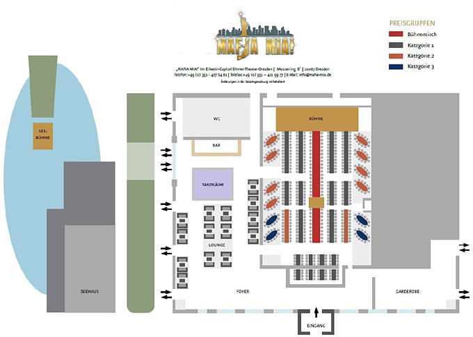 Erlwein Capitol Dresden - Saalplan Mafia Mia