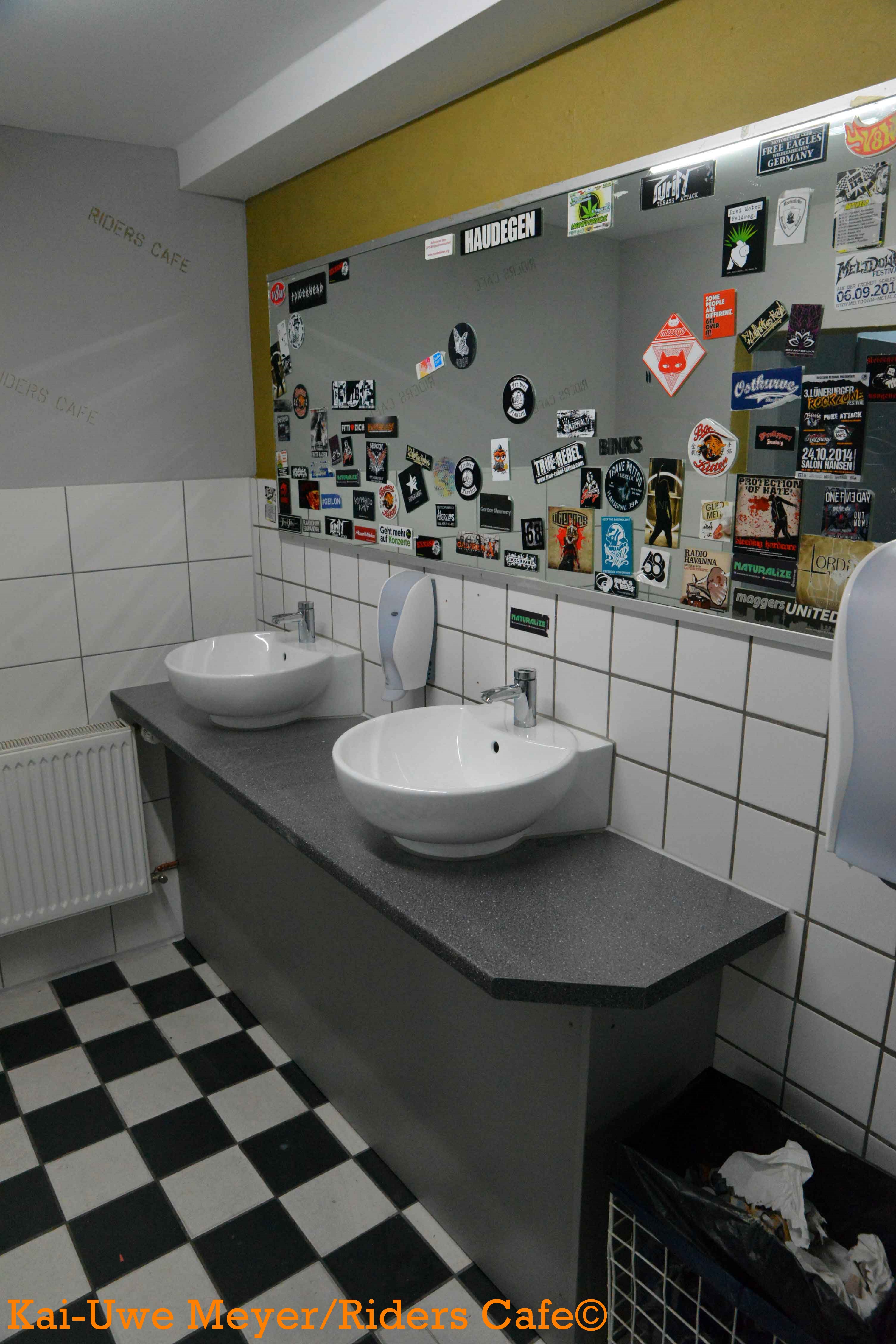 Riders Caf&eacute; L&uuml;beck Toilettenbereich