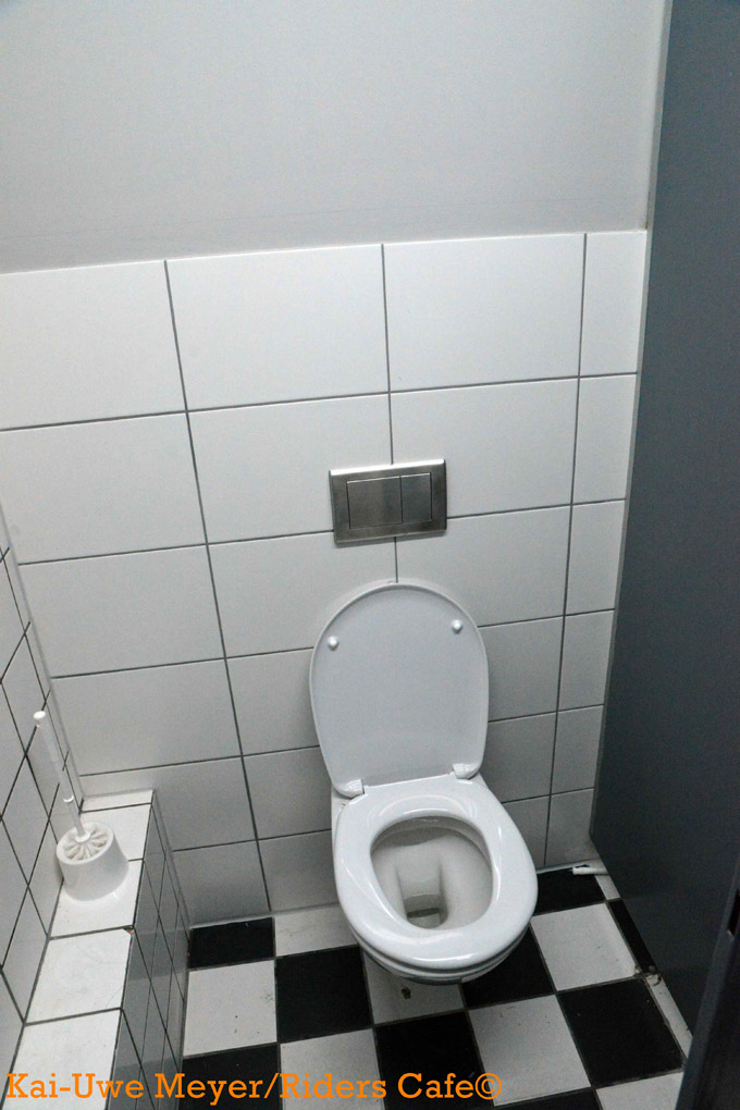 Riders Caf&eacute; L&uuml;beck Toilettenbereich