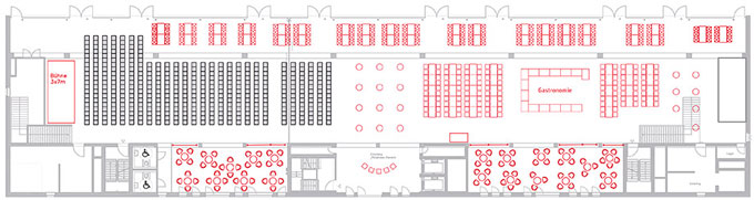 Stadion Essen - Assindia-Grundriss