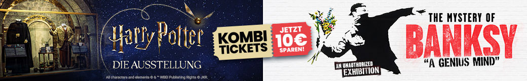 Harry Potter&trade;: Die Ausstellung & The Mystery of Banksy