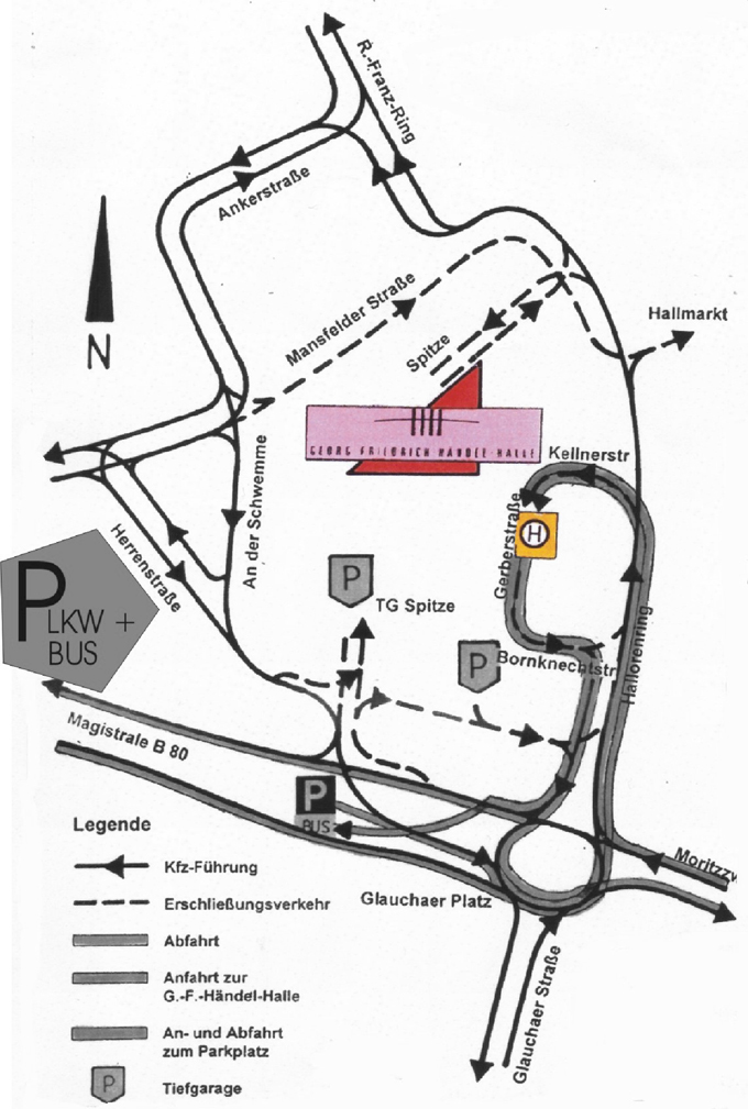 Anfahrt mit &ouml;ffentlichen Verkehrsmitteln