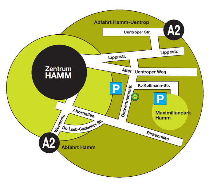 Anfahrt mit PKW