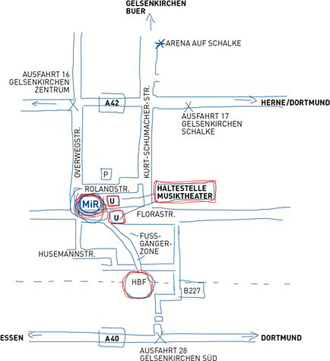 Anfahrt mit &ouml;ffentlichen Verkehrsmitteln