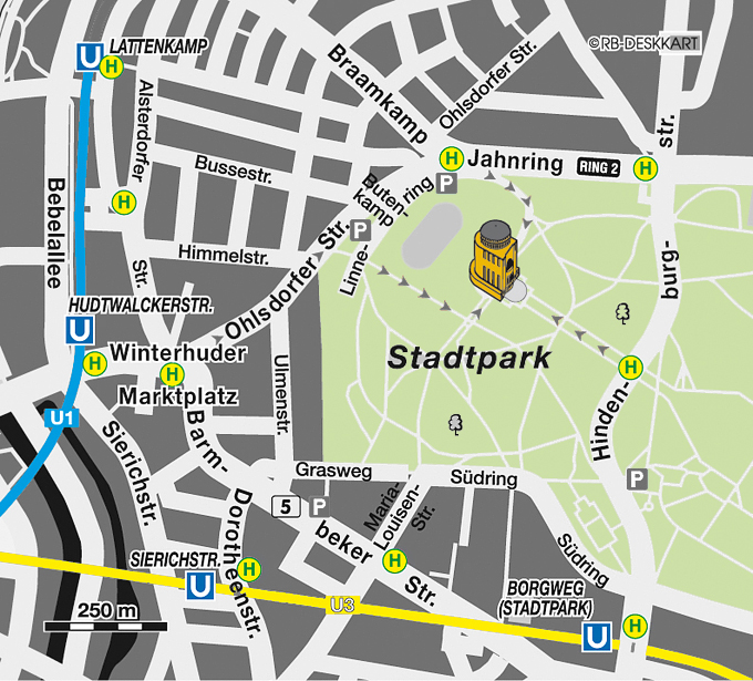 Anfahrt mit &ouml;ffentlichen Verkehrsmitteln