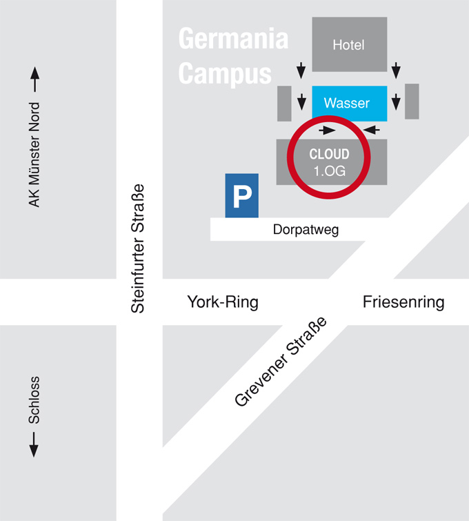Anfahrt mit PKW