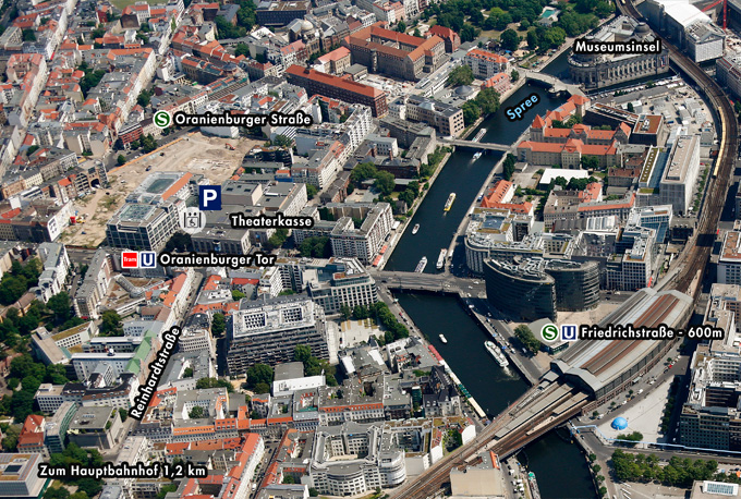 Anfahrt mit &ouml;ffentlichen Verkehrsmitteln