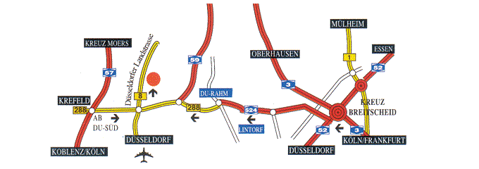 Anfahrt mit PKW