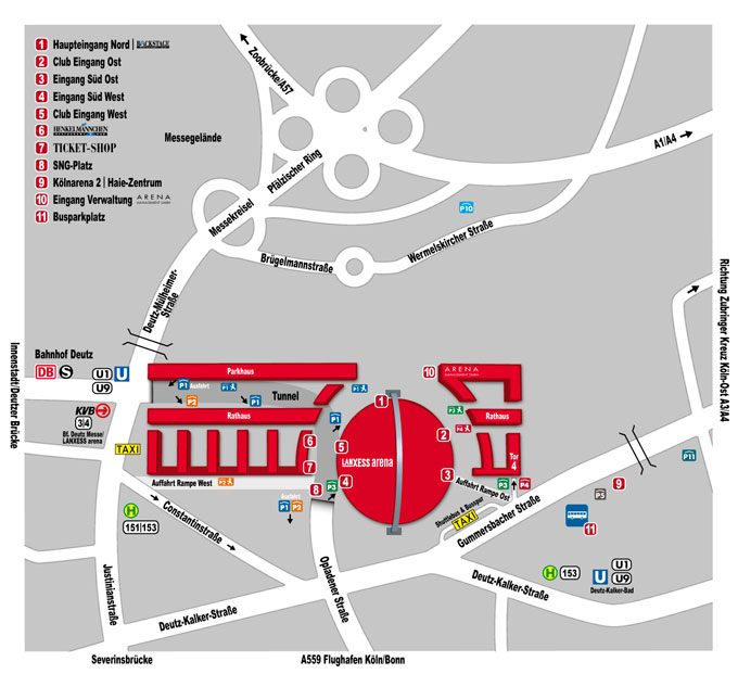 Anfahrt mit &ouml;ffentlichen Verkehrsmitteln