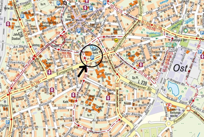 Anfahrt mit &ouml;ffentlichen Verkehrsmitteln